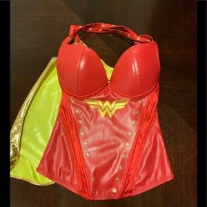 Halloween Wonder Woman Corset